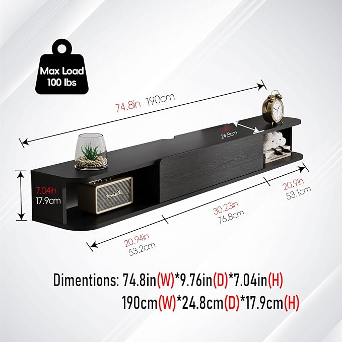 Pmnianhua Floating TV Stand - Image 6