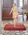 3.5"/6" Heightable Wooden Outdoor Step, 100% Heartwood Step Stools by Unknown