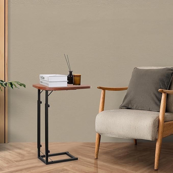 Premium Adjustable C-Shaped End Table - Image 2