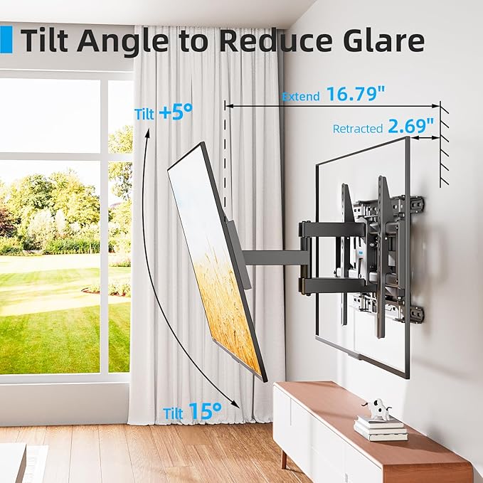 Full Motion TV Wall Mount 24 inch Studs - Image 5