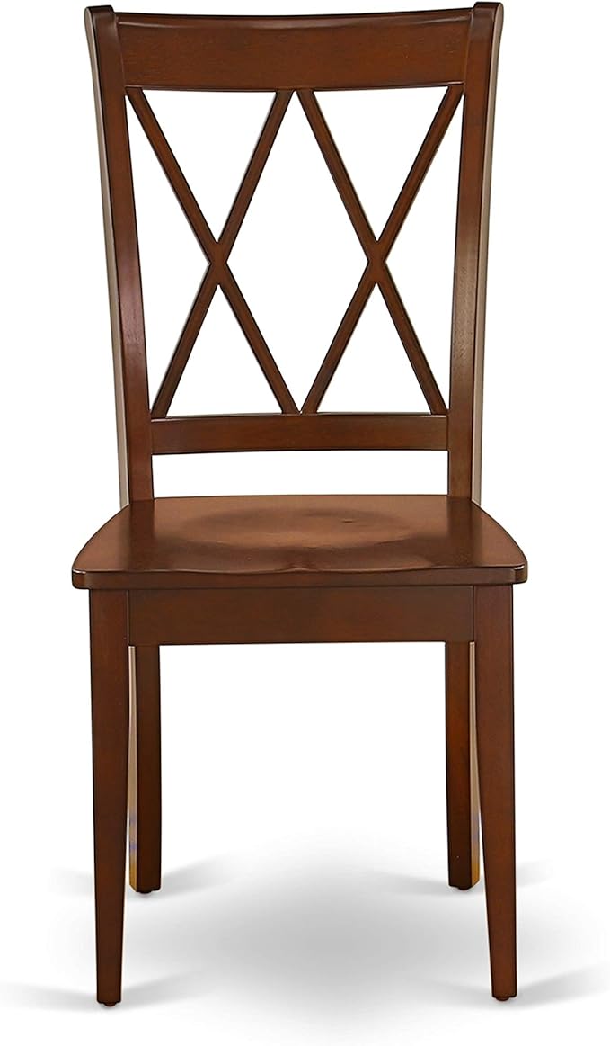 East West Furniture MLCL5-MAH-W 5 Piece Kitchen Table & Chairs Set Includes a - Image 7