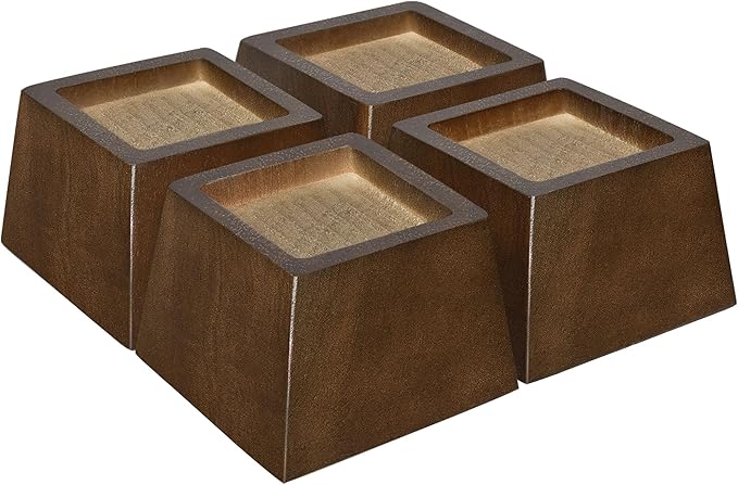 Sopicoz Wooden Furniture Risers Tapered Bed Risers by Sopicoz