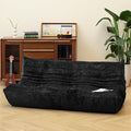 N&V Fireside Chair, Mid Century Armless Floor Sofa, Soft Premium Chenille Floor by NV