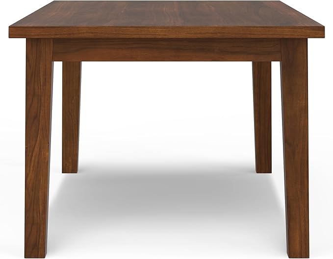 SIMPLIHOME Eastwood Dining Table, Solid Wood Walnut Veneer in Walnut, 66 x 40 - Image 13