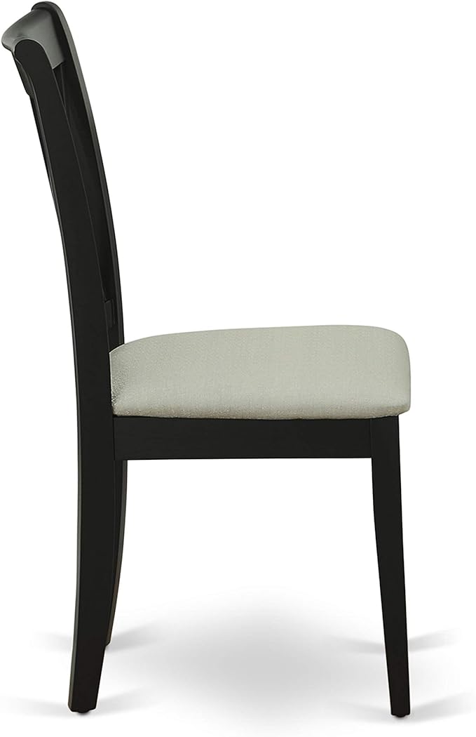 East West Furniture DUCL7-BLK-C 7 Piece Dining Room Furniture Set Consist of a - Image 7