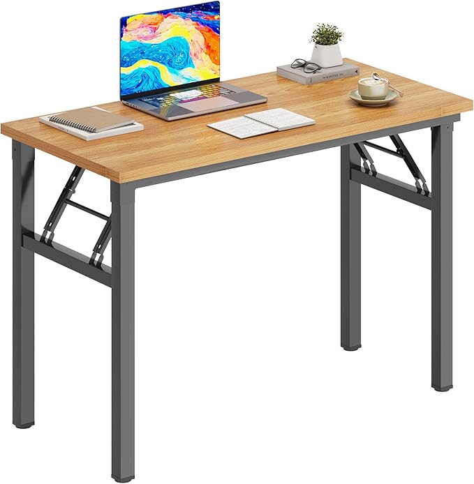 DlandHome Folding Desk Small Desk 31.5 inches Computer Desk by DlandHome