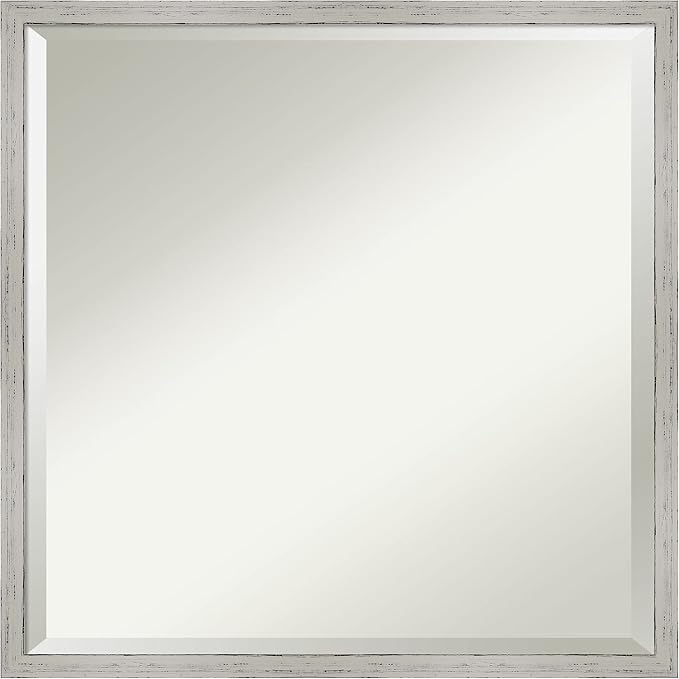 Amanti Art White Bathroom Mirror by AmantiArt