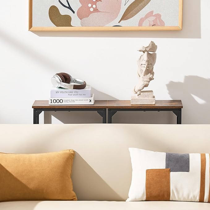 Console Table, Narrow Entryway Table, Thin Sofa Table, Behind Couch Table - Image 7