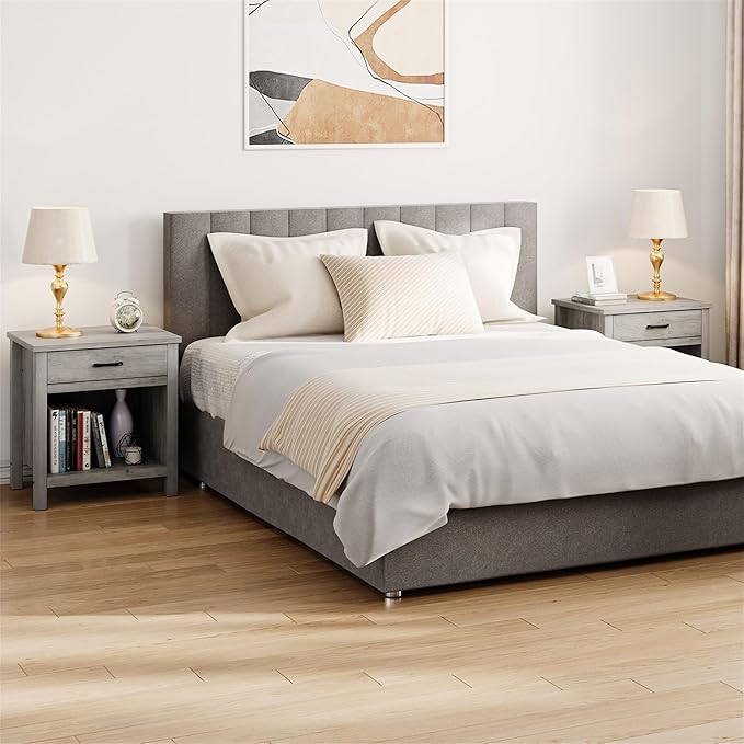 IDEALHOUSE Farmhouse Nightstand Set of 2 - Image 4