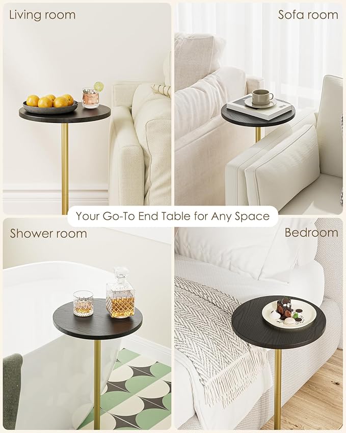 Masupu Drink Table, Round Side Table - Image 7