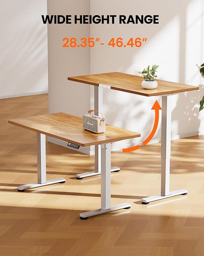 ErGear Height Adjustable Electric Standing Desk, 55 x 28 Inches Sit Stand up - Image 6