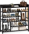 Bamworld Shoe Rack for Front Door Entrance Bamboo Shoe Organizer by Bamworld