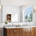 KOCUUY Large Frameless Mirror, 55x30 Inch Rectangle Bathroom Vanity Mirror by KOCUUY