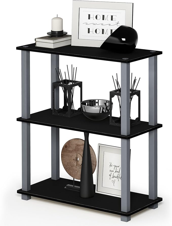 Furinno Turn-S-Tube 3-Tier Compact Multipurpose Shelf Display Rack by Furinno-FitsYourSpaceFitsYourBudget
