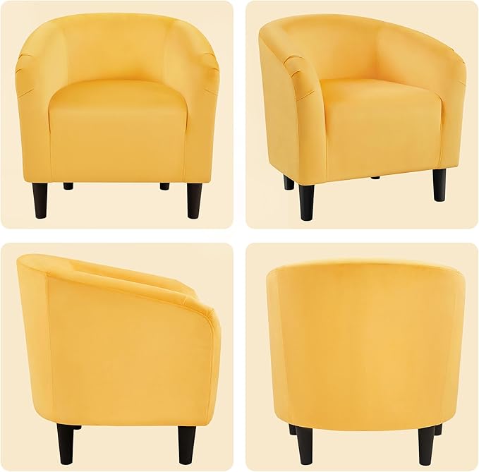 Yaheetech Yellow Chair, Accent Chair - Image 9