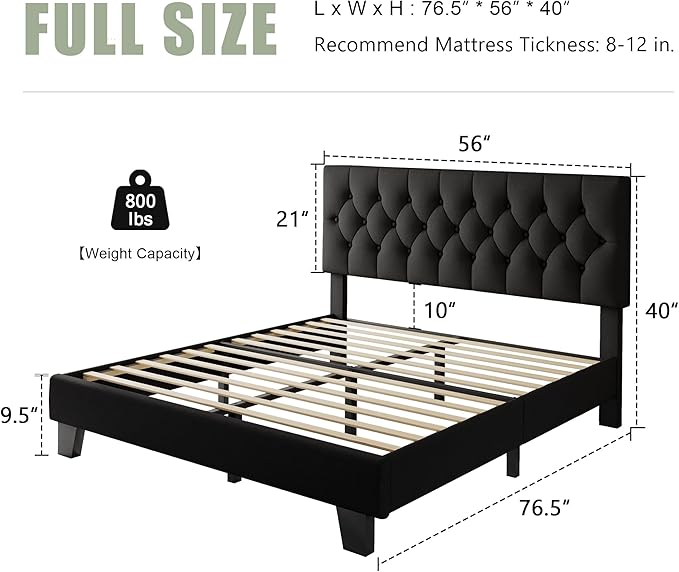 Feonase Full Size Platform Bed Frame - Image 2