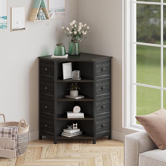 LUMTOK 8 Drawers Corner Dresser - Image 2