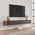 POVISON Fully Assembled Floating TV Stand, 63 inch Modern TV Stand by POVISON
