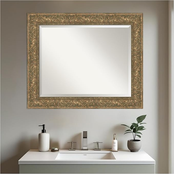 Amanti Art Bronze Bathroom Mirror - Image 5