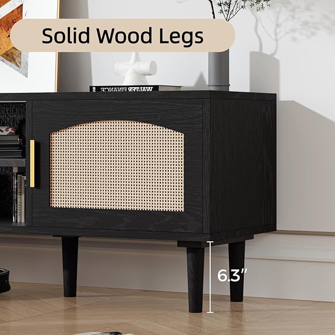 TV Stand for TVs up to 60", Modern Entertainment Center - Image 5