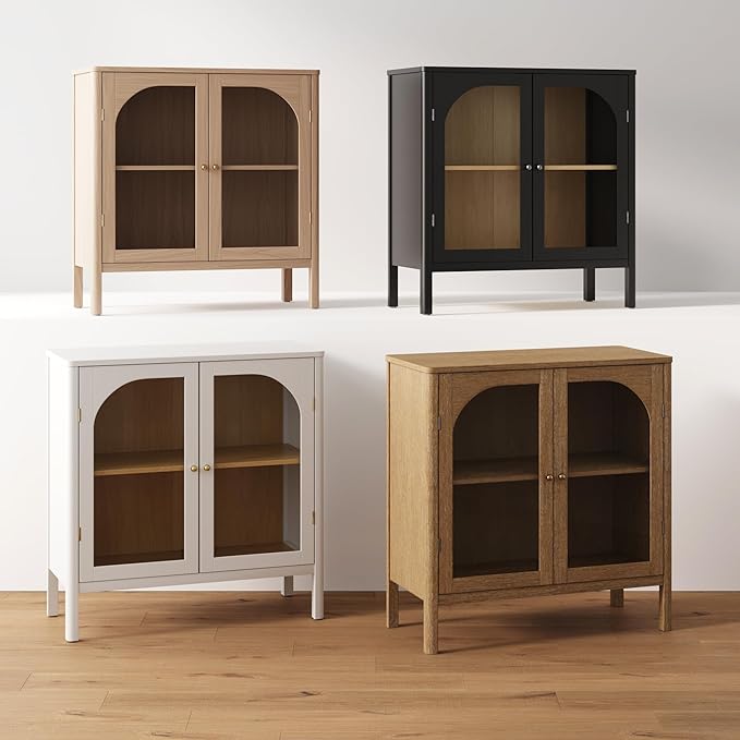 Nathan James Mason Storage Cabinet, Free Standing Accent Sideboard Buffet - Image 10