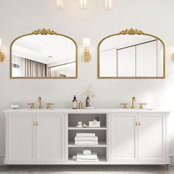 WallBeyond Gold Vintage Mirror - Image 6