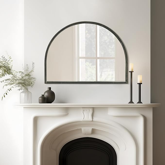 WallBeyond Black Vintage Mirror - Image 2
