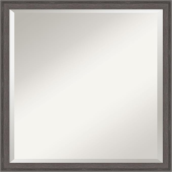 Amanti Art Silver Bathroom Mirror by AmantiArt