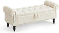 Furniliving Modern Storage Ottoman Bench, Sherpa Ottoman End of Bed Bench by FurnilivingFurnitureforHome