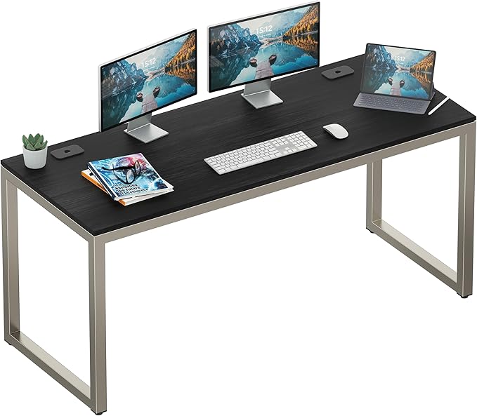 SHW 55-Inch Commercial-Grade Office Computer Desk by SHW