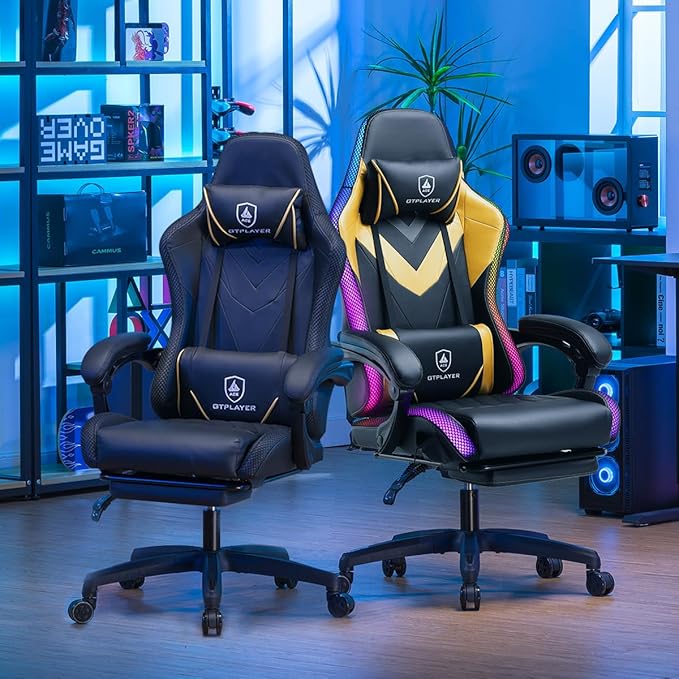 GTPLAYER Gaming Chair, RGB Gaming Chairs - Image 2