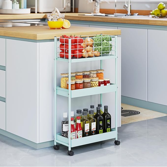 KINGRACK 3-Tier Rolling Utility Cart - Image 7