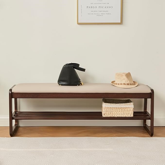 Wooden Shoe Rack Bench - Image 5