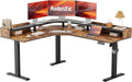 Agilestic L Shaped Standing Desk, Adjustable Height Corner Gaming Desk by Agilestic