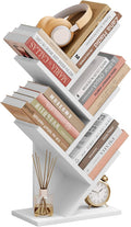 Hoctieon 4 Tier Tree Bookshelf, 4 Shelf Bookcase, Free Standing Tree Bookcase by Hoctieon