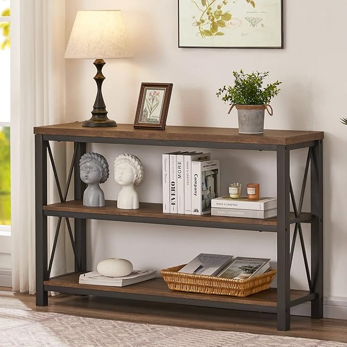 BON AUGURE Rustic Entryway Table, Farmhouse Hallway Table, Console Tables by BONAUGURE