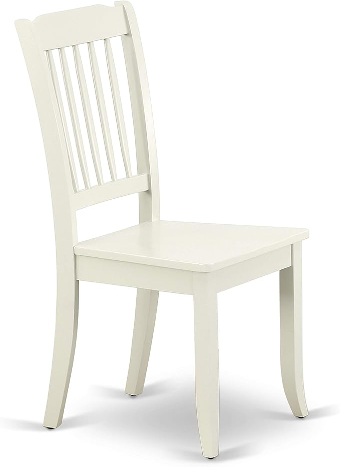 East West Furniture SHDA3-LWH-W 3 Piece Kitchen Table Set - Image 6