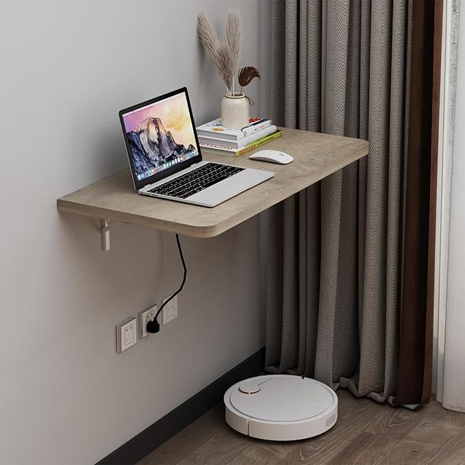 Pmnianhua Wall Mounted Folding Table, Drop Down Table, Folding Table, Fold Down by Pmnianhua