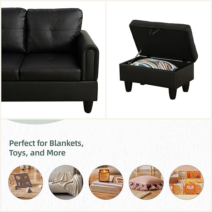 L Shaped Sectional Couches for Living Room, Modular Sectional Sofa - Image 4