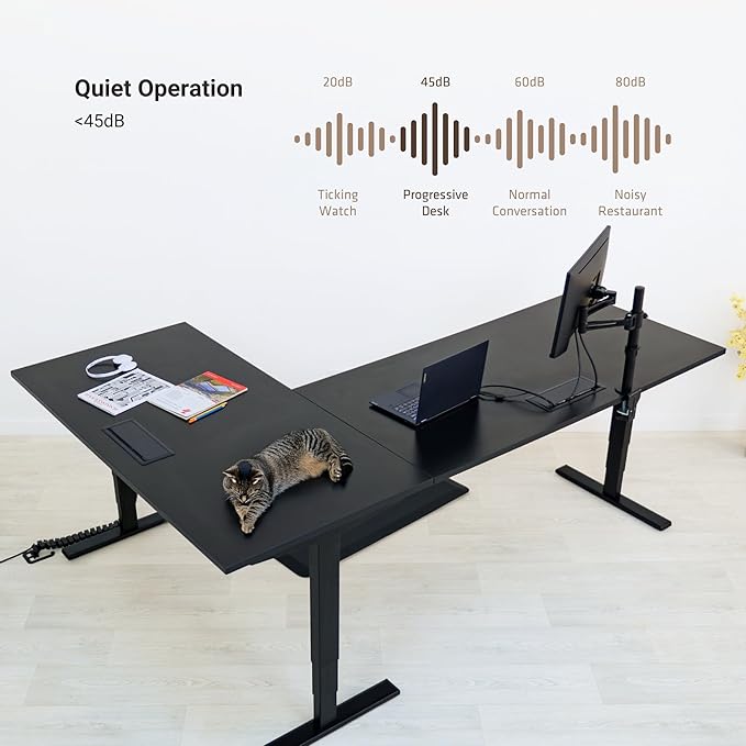 Standing Desk: FLT-05, DT-3030-EO, DT-4830-EO, DA-10-Black - Image 4