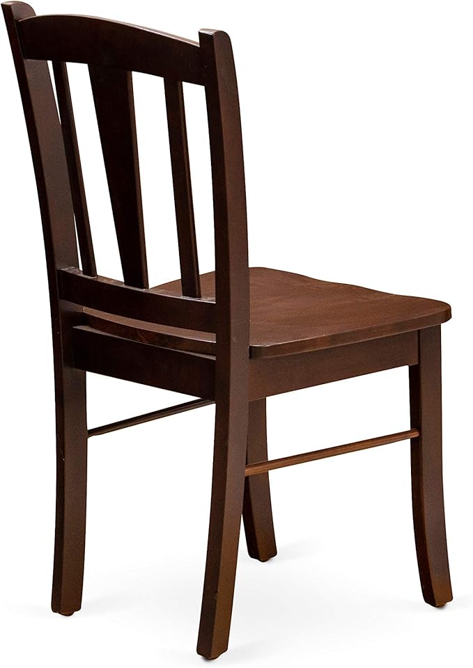 East West Furniture ESDL3-MAH-W 3 Piece Dinette Set - Image 9