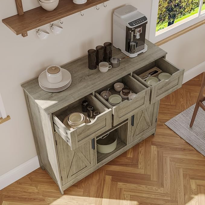 Storage Cabinet, Coffee Bar Cabinet - Image 5