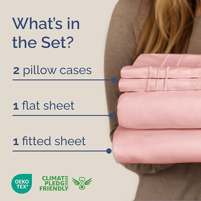 Queen Size 4 Piece Sheet Set - Image 2