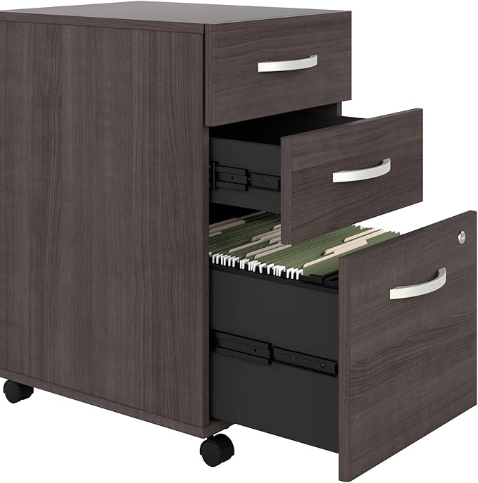 Bush Business Furniture Studio C 3 Drawer Mobile File Cabinet-Assembled - Image 7