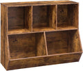 HOOBRO Kids Bookshelf, Bookcase Footboard, Toy Storage Cubby, 35.4" L by HOOBRO