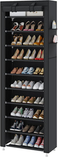UDEAR 10-Tier Free Standing Shoe Rack Sturdy Shoe Rack Organizer by UDEAR