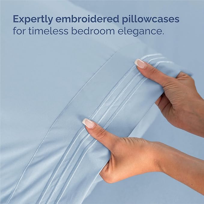 Split King Size 5 Piece Sheet Set - Image 6