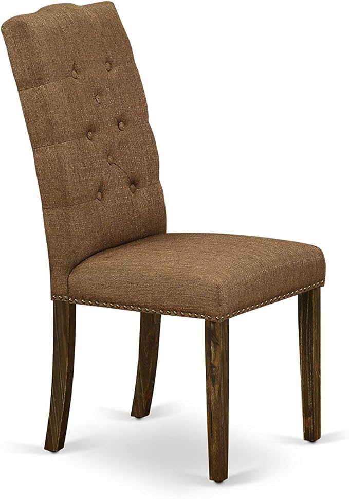 East West Furniture ELP7T18 Elsa Parson Chairs - Image 5