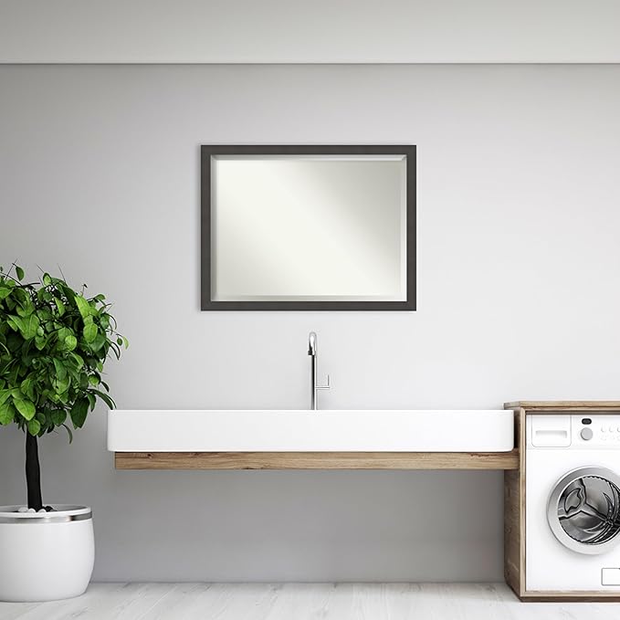 Amanti Art Silver Bathroom Mirror - Image 6