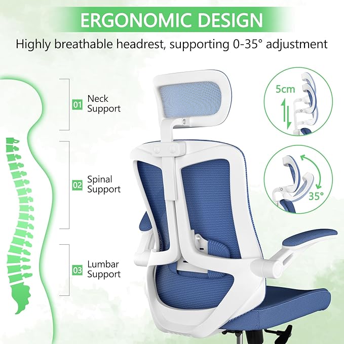 Home Office Chair, Ergonomic Big and Tall Office Desk Chair - Image 4